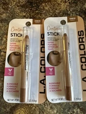 2pk LA COLORS CONTOUR STICK MEDIUM C68639 DEFINE CHEEKS FEATURES BLENDABLE COLOR