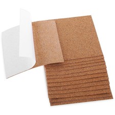 16 Pcs Self-Adhesive Cork Sheets Wall Corks Board Tiles with Strong Adhesive