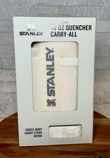 Stanley All-Day 40oz Quencher Carry-All Ivory Crossbody Cup Holder NWT