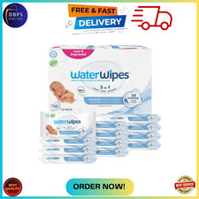 Sensitive Newborn  Baby Wipes, 3-In-1 Cleans, Cares, Protects, 99.9 Water, Un