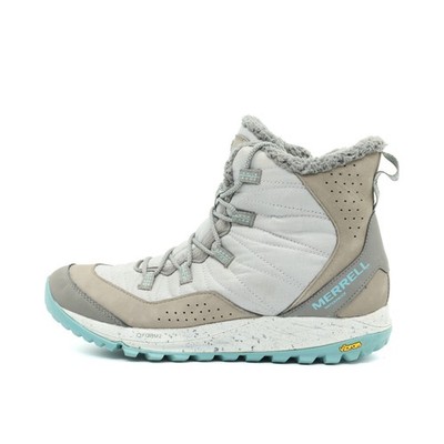 Merrell Damen J067054 Stiefel Hellgrau Reißverschluss Wanderschuhe EU 42,5