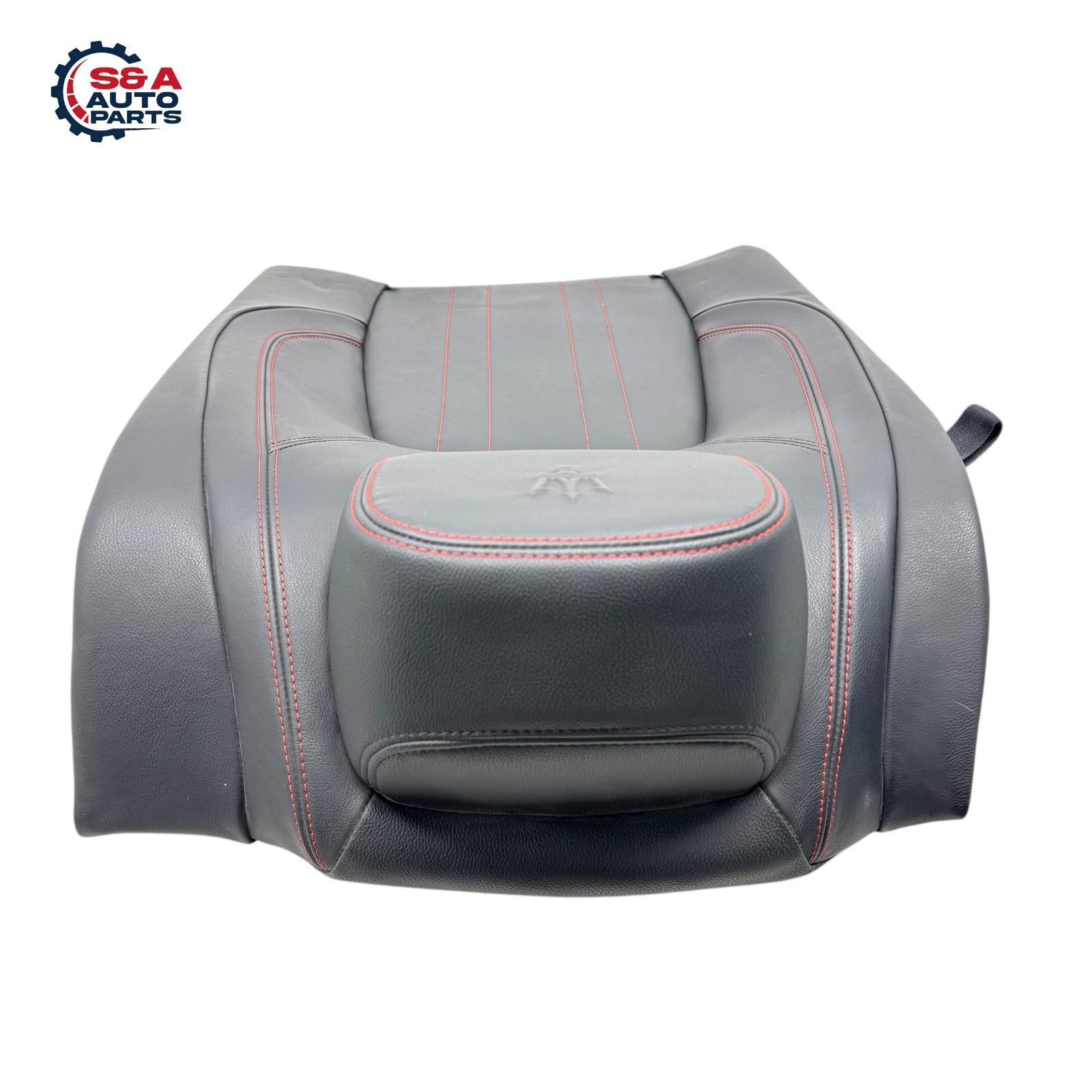 2014-2024 MASERATI GHIBLI S REAR RIGHT LEATHER SEAT UPPER CUSHION OEM BLACK OEM