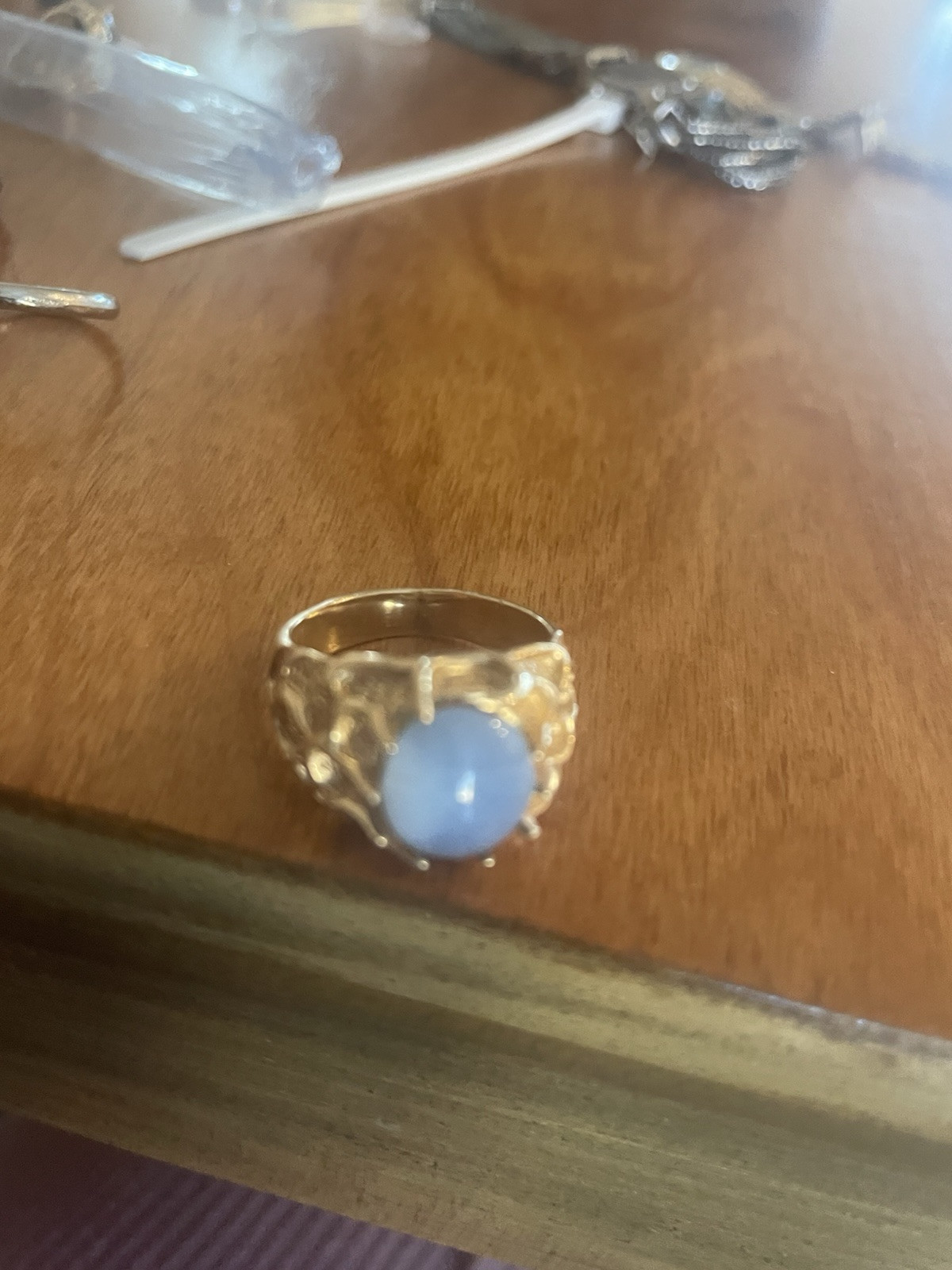 14 karat solid gold ring - image 8