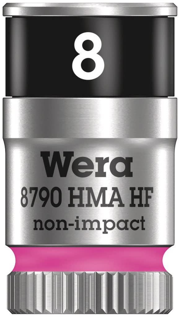 Wera, 8790 HMA HF Bussola per cricchetto Zyklop con attacco da 1/4" con rit LvrB