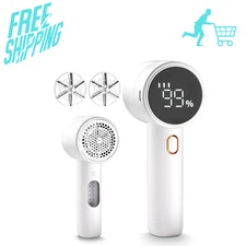 Fabric Shaver, Lint Remover Rechargeable, Electric Portable Sweater Defuzzer...