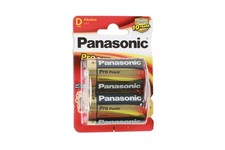Image of Panasonic Pro Power Size D Battery Pack 2 Pcs 30667 LR20 1.5V Long Life Alkaline