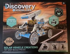 Discovery Mindblown Solar Robot Creation STEM Science Kit 190pc
