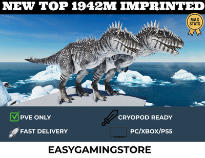 ARK Survival Ascended PvE Per PC, Xbox Series X|S E PS5 – Carcharo Nero Con Statistiche Top Da 1605M! - Foto 3