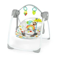 Right Starts Playful Paradise swing is compact,portable,with toys,Unisex,Newborn