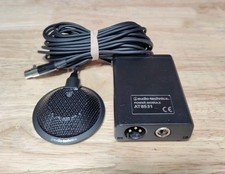 Audio-Technica Condenser Boundary Microphone U841A w/At8531 Power Modules