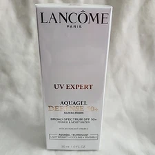 Lancôme UV Expert Aquagel Face Sunscreen Lotion SPF 50 - 1oz NEW SEALED PRIMER