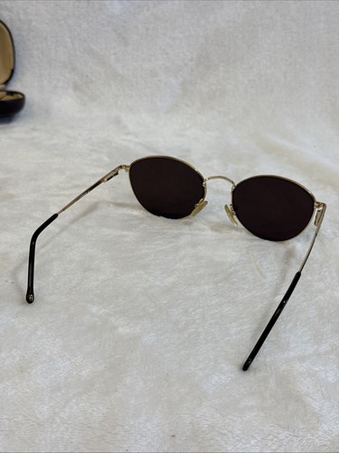 Vintage Etienne Aigner Eyeglasses Frame LIBERTY 2 EA-14 Italy Gold/Black - Picture 8 of 12