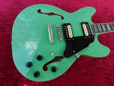 Redid Set Neck 335, Hot Zebra Humbuckers, Bound Neck and Body, Ex. Cond., Cool