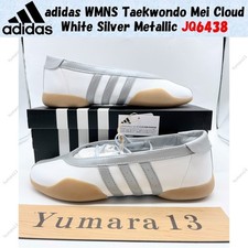 adidas WMNS Taekwondo Mei Cloud White Silver Metallic JQ6438 Women's Size