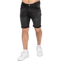Enzo Mens Denim Shorts Cotton Casual Stretch Slim Fit Summer Half Pants
