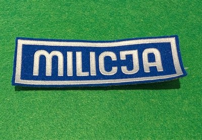 Vintage/obsolete 70s/80s Polish pre-1990 -  Milicja Obywatelska patch