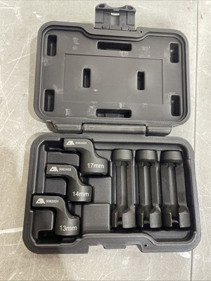 CTA 6pc EGT Sensor Socket Set, Straight & Offset 13mm, 14mm, 17mm #5083