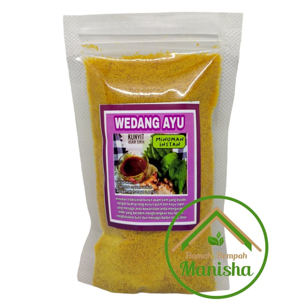 Instantánea Cúrcuma Tamarindo Betel Herbal Drink Mix 'Wedang Ayu' 100g