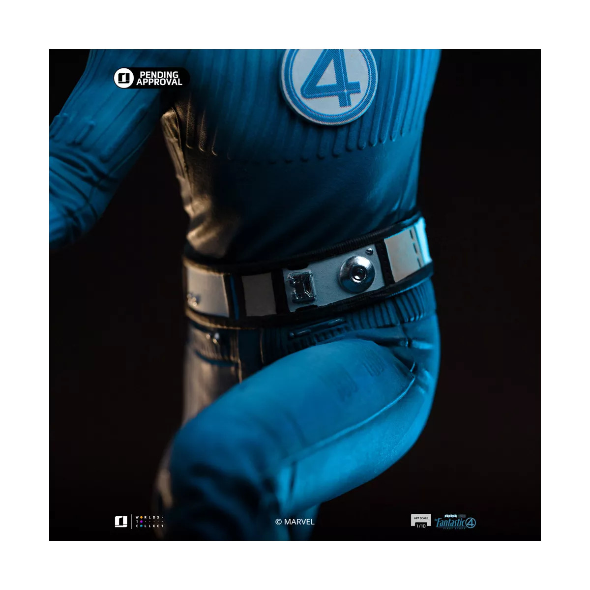Figurine Marvel Mr. Fantastic Iron Studios pour exposition en vitrine - 4
