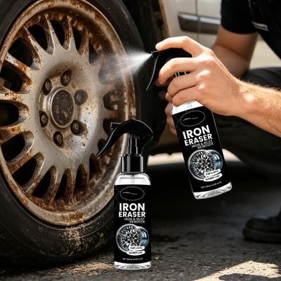 Iron Eraser Rust Remover Spray, Car Wheel Paint Brake Dust Fast Cleaner 120ML US