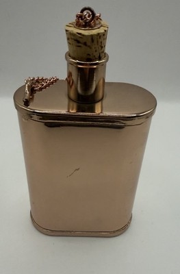 2016 copper hip flask with chain MerchSource 