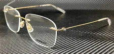 MONT BLANC MB0075O 002 Gold Rectangle Men's 56 mm Eyeglasses