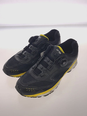 YONEX SAFERUN 950 MEN Running Shoes US 8.5 26.5cm BOA Black Yellow SHR950M