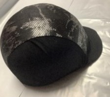 Ecotak Lycra Helmet Cover - silver snake skin Ecotak