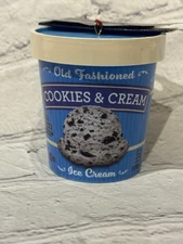 The Christmas Shoppe Novelty Christmas Ornament/Cookies & Cream Ice Cream