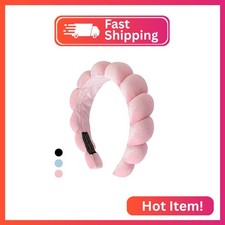 FCLEIH Headbands for Women Spa Headband Sponge Terry Towel Cloth Fabric Hair B