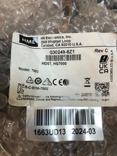 New HME Drive Thru Headset G30249-8Z1 HS7000 Model 7002  FREE SHIPPING 