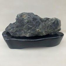 Piedra de Agua Acento Bonsai Natural Roca Cruda con Base, 270g