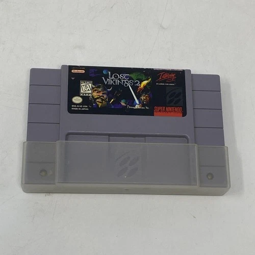 The Lost Vikings 2 Super Nintendo SNES Authentic Cartridge Only - Tested