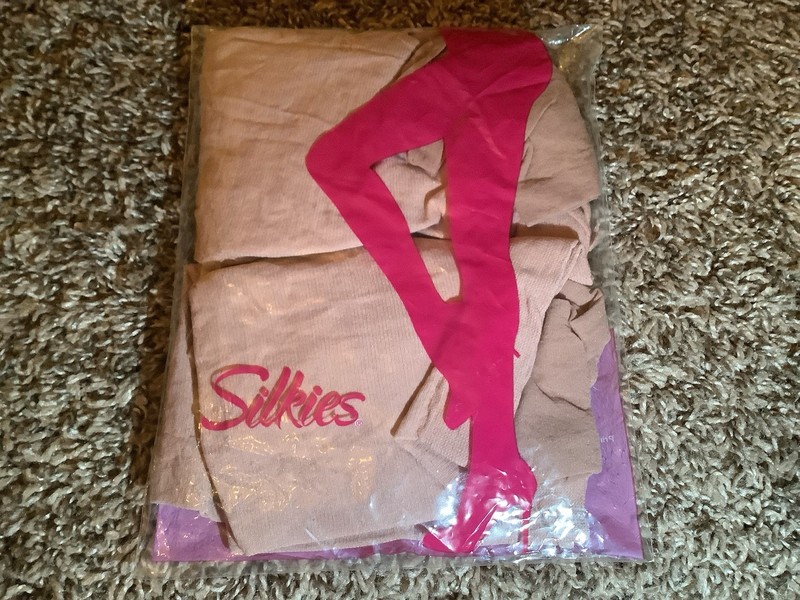 2 pairs - Silkies ultra sheer control top pantyhose, color nude, size: L