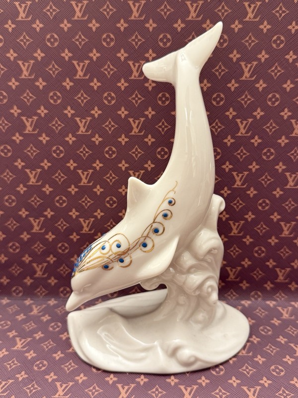 LENOX JEWELED DIVING DOLPHIN 7''