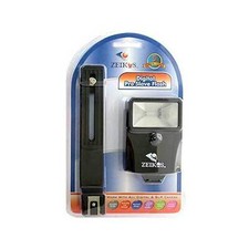 Zeikos Digital Slave Flash ZE-DS12 w/Bracket Works w/All Digital SLR Cameras