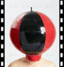 Latex Unisex Hoods Infallible Masks BDSM Matching Color Fetish Wear 0.4mm A92