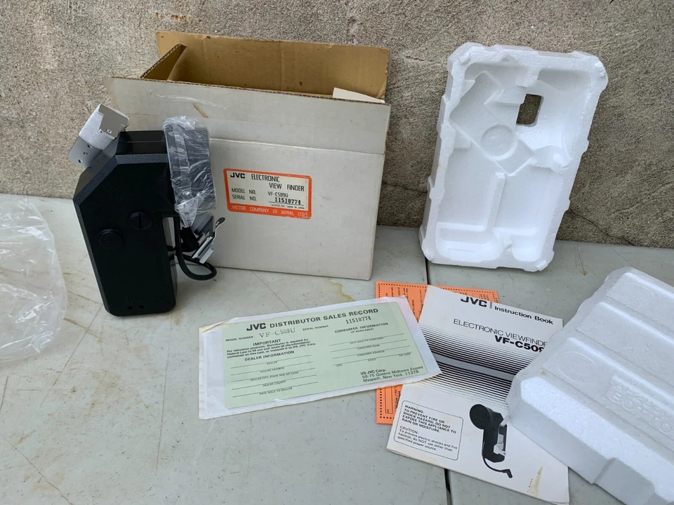 NEW JVC VF-C509U Electronic View Finder With Box & factory papers Made In Japan - Image 2 of 4