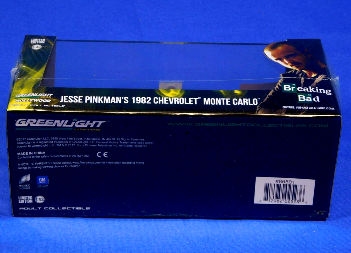 Breaking Bad Jesse Pinkmans 1982 Chevy Monte Carlo Greenlight 1 43