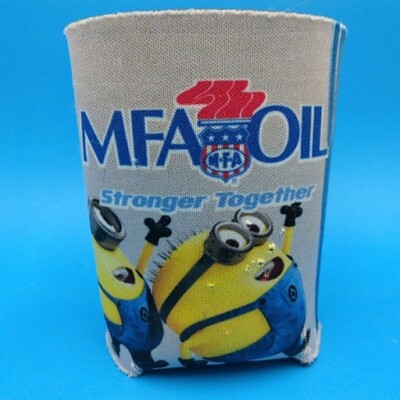 Despicable ME3 Can Cooler Hugger Koozie Sleeve Brand MFA OIL Collector Stronger 