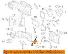 Chrysler Oem 07-09 Sprinter 2500 Evaporator Heater Components-lever 68012671aa