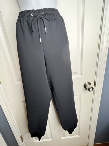 Pantalón Joggers Aritzia Wilfred Para Mujer Mediano Negro Buffon Crepé Elegante Corto M - Imagen 17 de 21