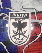 EMBROIDERED CLUTCH ELEPHANT RIDERS BADGE PATCH (Please Read Ad)