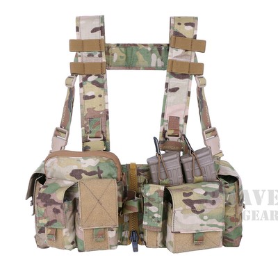 Emerson Uw Gen V Split Front Chest Rig Tactical Hunting Vest H Harness W Pouch Ebay