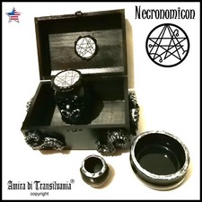 box witchcraft kit starter ritual magic wicca pagan witch altar necronomicon set