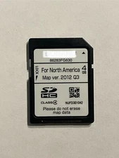 2013 2014 WRX Impreza Sti Navigation GPS Map Data Sd Card. 86283FG630