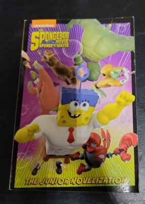 SpongeBob Movie Junior Novelization  - Paperback -VERY GOOD