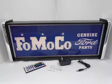 Ford FoMoCo Parts LED Display lighted sign lightbox Wall Hanging Light