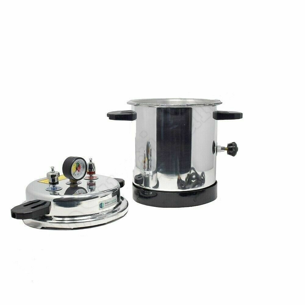 220v S.S Mirror Finish Electric Autoclave Pressure Cooker 10 Quart FASTSHIP