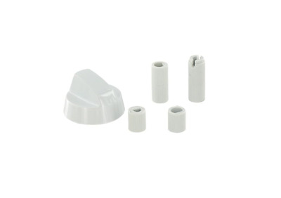 Ersatz weiß Knopf für Herd Backofen Kochfeld Bedienknopf Adapter